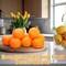 24PCS Artificial Oranges for Decoration, Realistic Faux Orange Fruits, 3-Inch Lifelike Foam Citrus Display for Fruit Bowls, Table Centerpieces, Home Kitchen Decor, Wedding Party & Photography Props